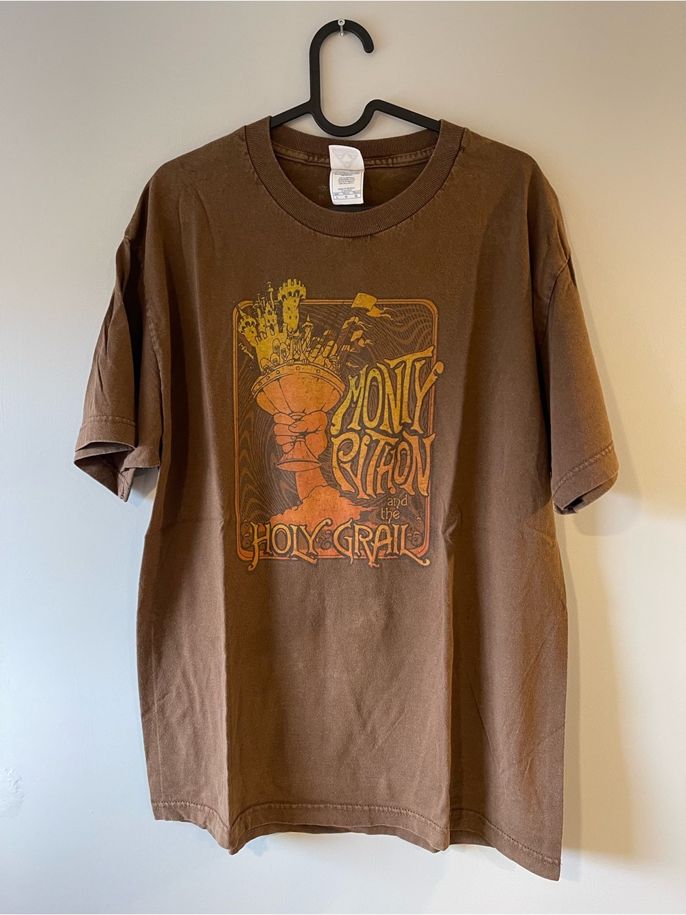 American Apparel Brown Monty Python The Holy Grail Graphic Tee
